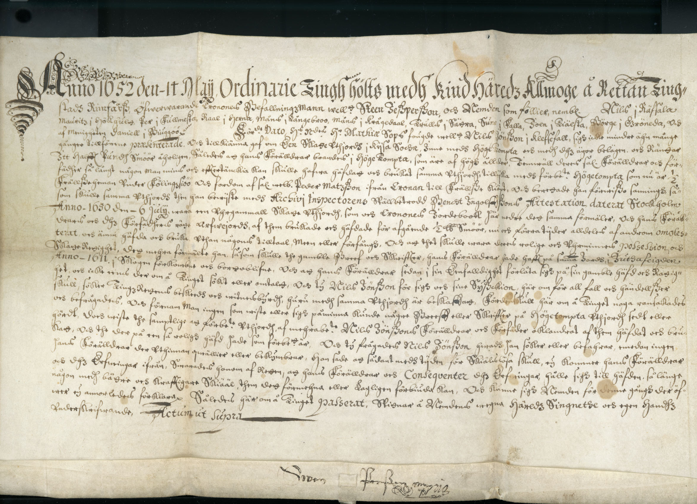 H�gtomta 1652